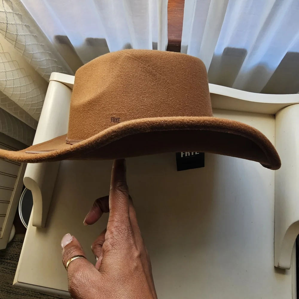 Frye Tan Felt Hat - Picture 3 of 4